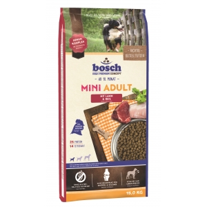 Сухой корм Bosch Adult Mini Lamb&Rice для собак Мелких пород Ягнёнок/Рис