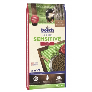 Сухой корм Bosch Sensitive Lamb & Rise для собак Сенситив Ягнёнок с Рисом