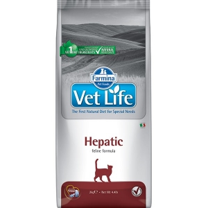 Farmina Vet Life Cat Hepatic Лечебный Корм для Кошек при Хронической Печеночной Недостаточности