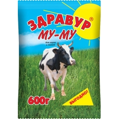Ваше Хозяйство Здравур Му-Му Кормовая добавка 600гр (68393)